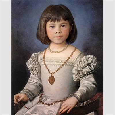 Custom Renaissance Portrait of Bia de Medici,by myDaVinci - myDaVinci